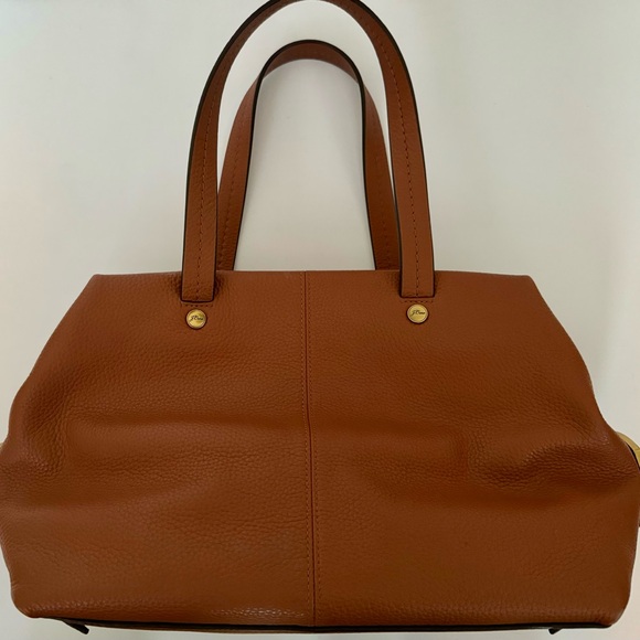 [J. Crew] “Bristol” Brown Satchel Medium  Handbag - Picture 6 of 11